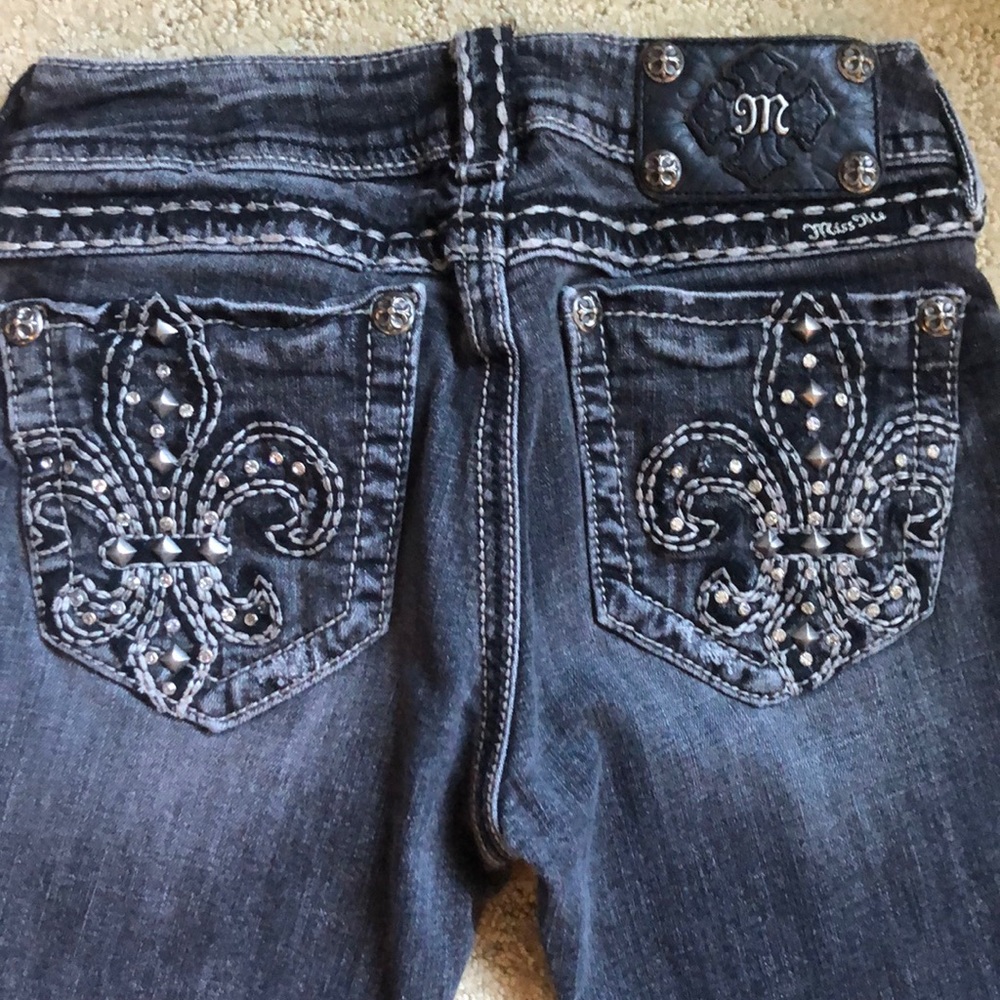 Miss Me Embellished Black Jeans
